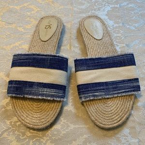 Yosi samra blue canvas slide